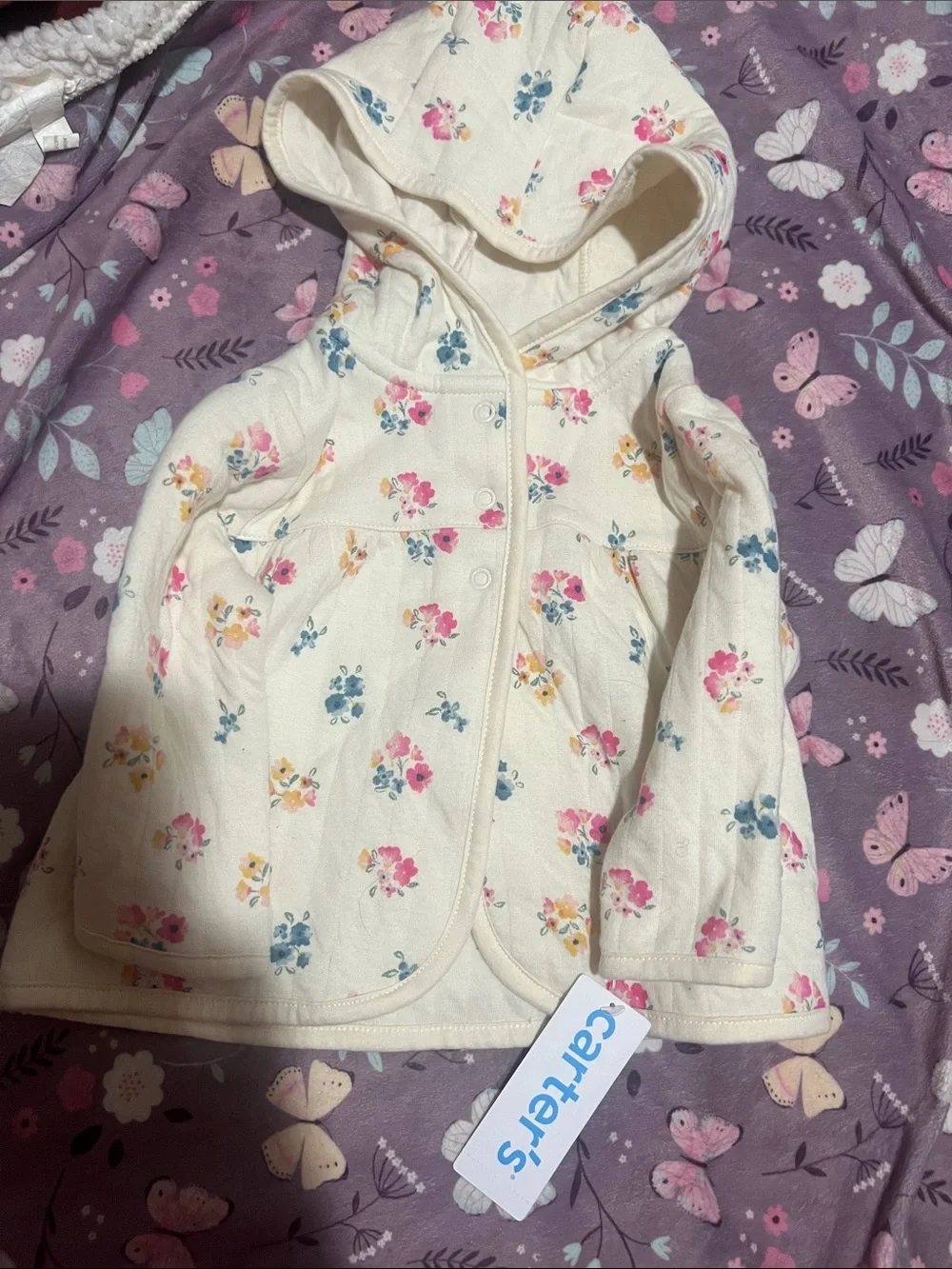 Carters quilted hooded